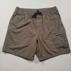 The North Face Men Field‎ Utility Shorts Medium Brown 6" Inseam Drawstring